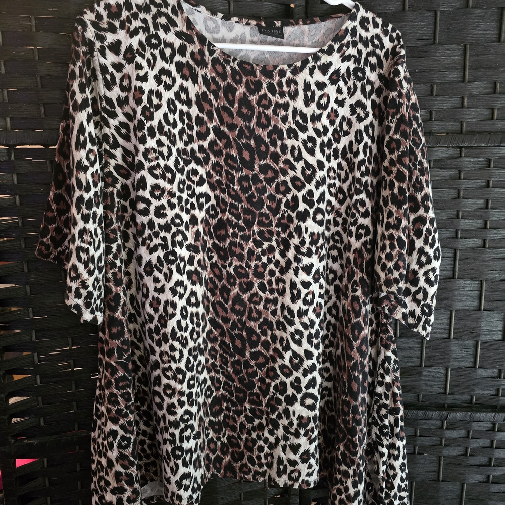 Leopard Print Tunic Top